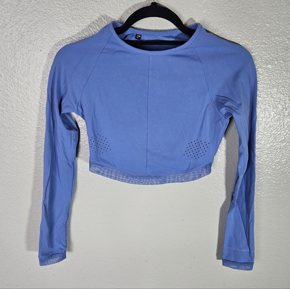 Gymshark X Whitney Simmons Whitney Long Sleeve Crop Trop Size S